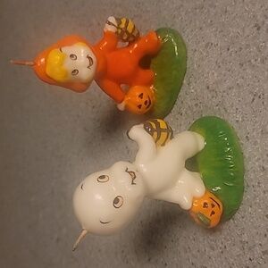 Vintage 1986 Casper The Friendly Ghost And Wendy Halloween Candles